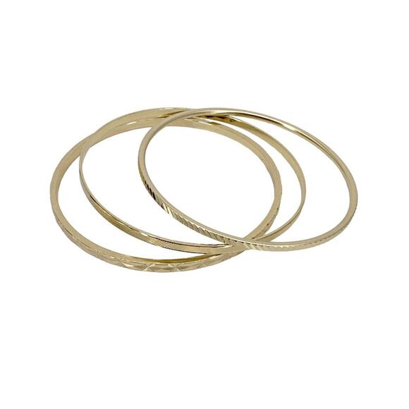 L GEORGE Designs Bangle Bunch V| Set of 3 - Picture 4 of 5